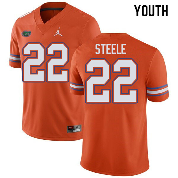 Jordan Brand Youth #22 Chris Steele Florida Gators College Football Jerseys Sale-Orange